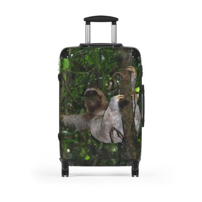 Sloth Suitcase - Adorable Sloth-Themed Luggage for Relaxing Travel