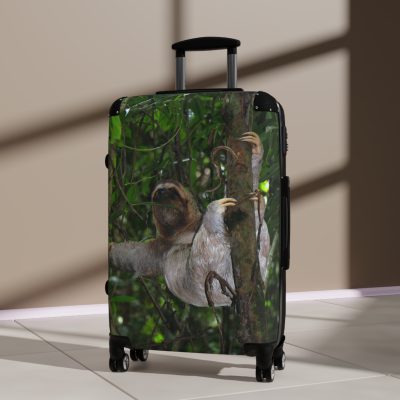 Sloth Suitcase - Adorable Sloth-Themed Luggage for Relaxing Travel