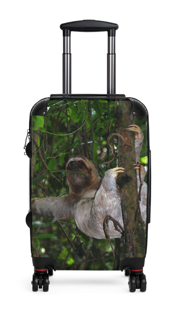 Sloth Suitcase - Adorable Sloth-Themed Luggage for Relaxing Travel