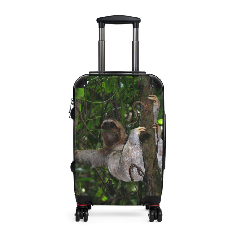 Sloth Suitcase - Adorable Sloth-Themed Luggage for Relaxing Travel