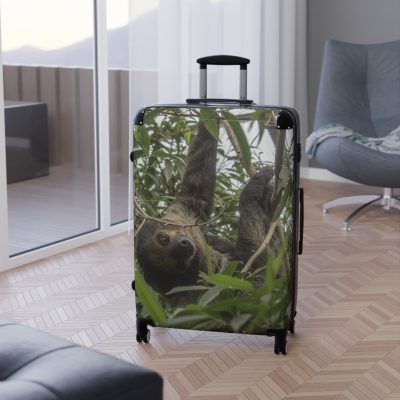 Sloth Suitcase - Adorable Sloth-Themed Luggage for Relaxing Travel