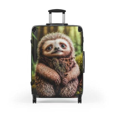 Sloth Suitcase - Adorable Sloth-Themed Luggage for Relaxing Travel