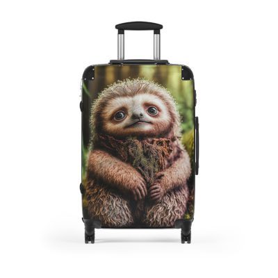 Sloth Suitcase - Adorable Sloth-Themed Luggage for Relaxing Travel