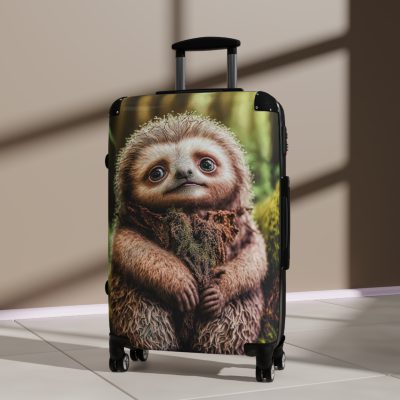 Sloth Suitcase - Adorable Sloth-Themed Luggage for Relaxing Travel