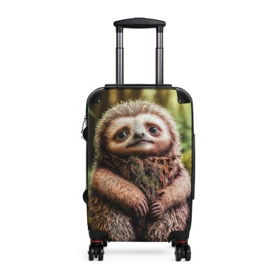 Sloth Suitcase - Adorable Sloth-Themed Luggage for Relaxing Travel