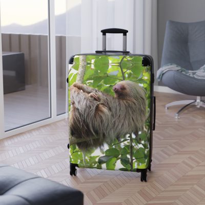 Sloth Suitcase - Adorable Sloth-Themed Luggage for Relaxing Travel