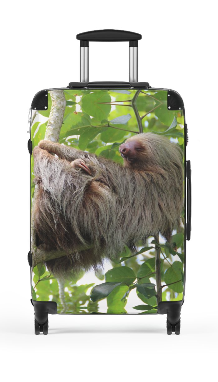 Sloth Suitcase - Adorable Sloth-Themed Luggage for Relaxing Travel