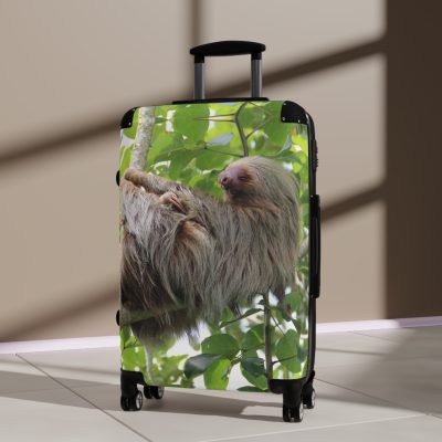 Sloth Suitcase - Adorable Sloth-Themed Luggage for Relaxing Travel