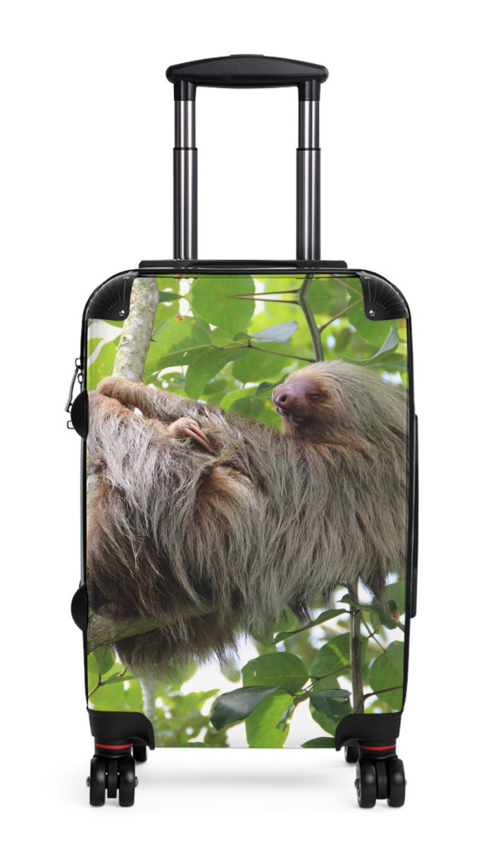 Sloth Suitcase - Adorable Sloth-Themed Luggage for Relaxing Travel