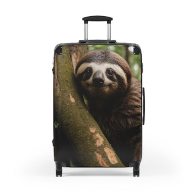 Sloth Suitcase - Adorable Sloth-Themed Luggage for Relaxing Travel