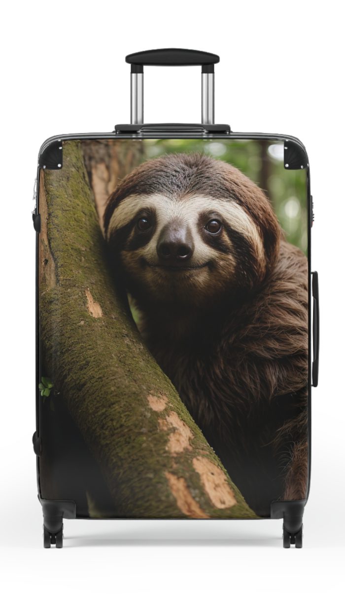 Sloth Suitcase - Adorable Sloth-Themed Luggage for Relaxing Travel