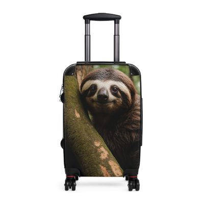 Sloth Suitcase - Adorable Sloth-Themed Luggage for Relaxing Travel