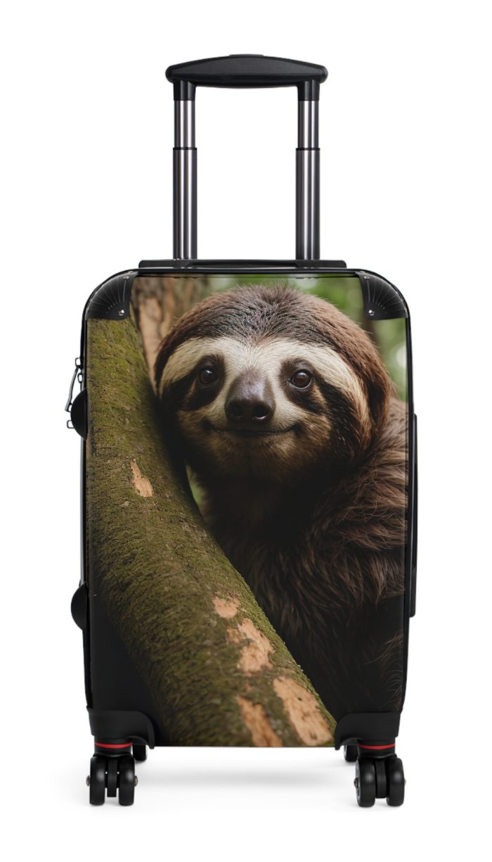 Sloth Suitcase - Adorable Sloth-Themed Luggage for Relaxing Travel