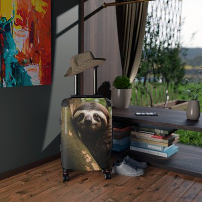 Sloth Suitcase - Adorable Sloth-Themed Luggage for Relaxing Travel