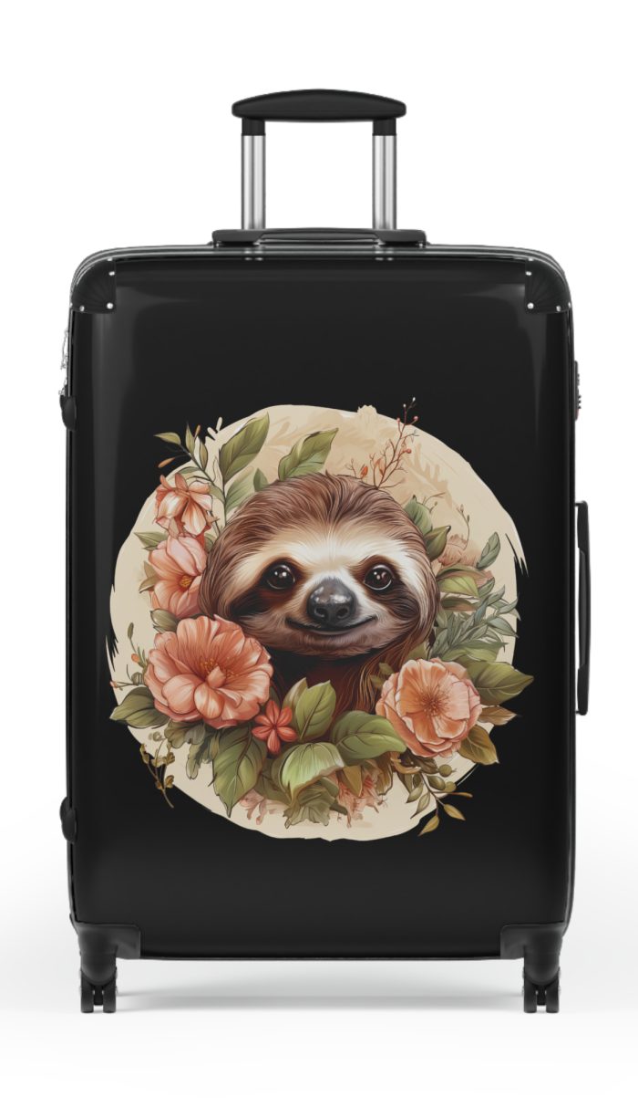 Sloth Suitcase - Adorable Sloth-Themed Luggage for Relaxing Travel