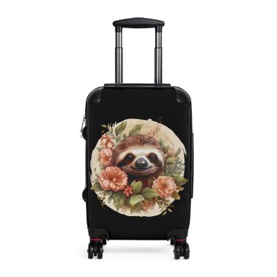 Sloth Suitcase - Adorable Sloth-Themed Luggage for Relaxing Travel