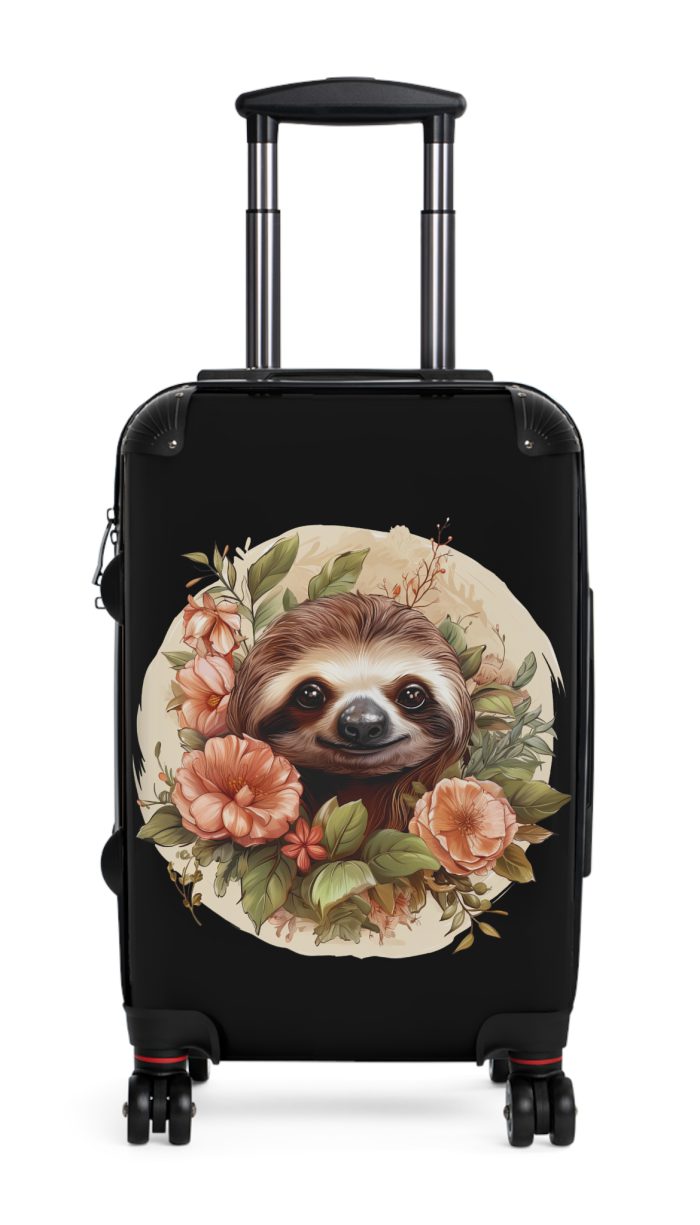 Sloth Suitcase - Adorable Sloth-Themed Luggage for Relaxing Travel