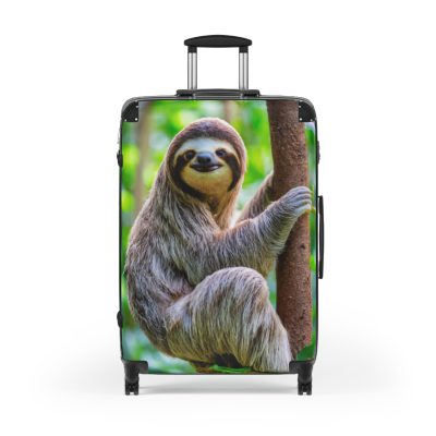 Sloth Suitcase - Adorable Sloth-Themed Luggage for Relaxing Travel