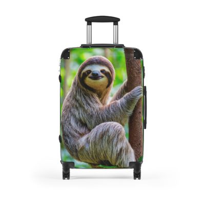 Sloth Suitcase - Adorable Sloth-Themed Luggage for Relaxing Travel