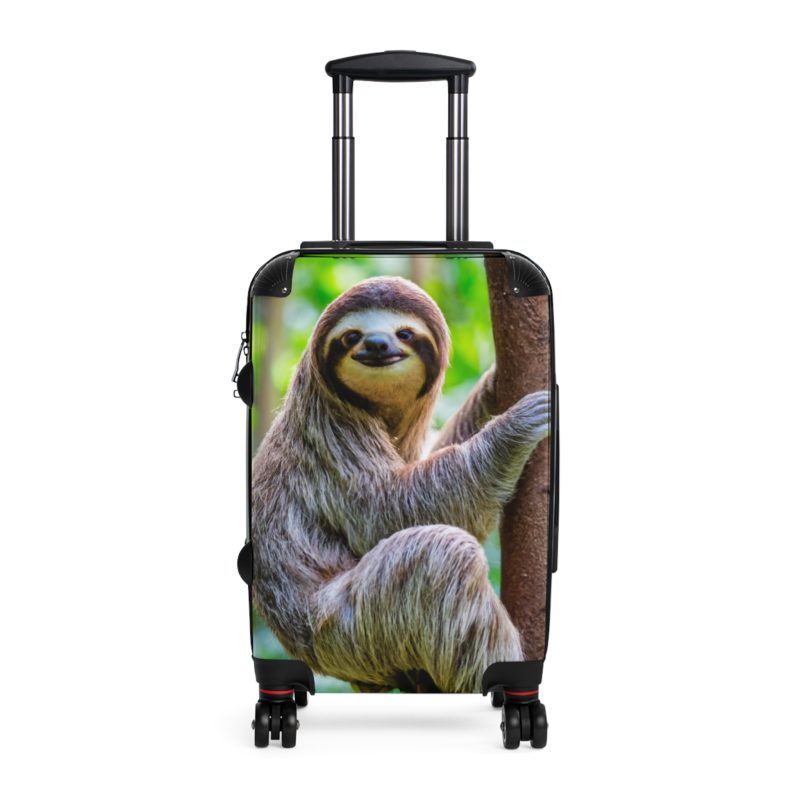 Sloth Suitcase - Adorable Sloth-Themed Luggage for Relaxing Travel