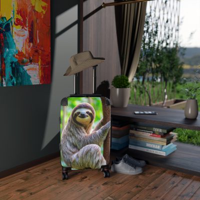 Sloth Suitcase - Adorable Sloth-Themed Luggage for Relaxing Travel