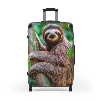 Sloth Suitcase - Adorable Sloth-Themed Luggage for Relaxing Travel