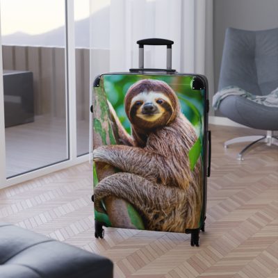 Sloth Suitcase - Adorable Sloth-Themed Luggage for Relaxing Travel