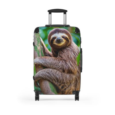 Sloth Suitcase - Adorable Sloth-Themed Luggage for Relaxing Travel