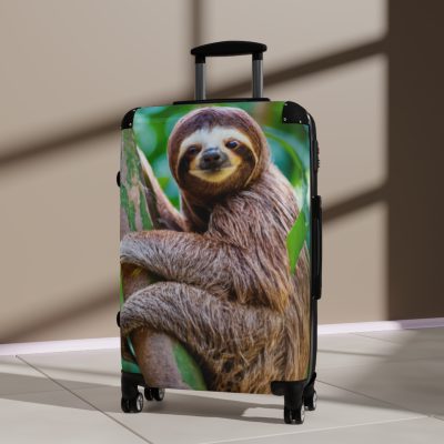 Sloth Suitcase - Adorable Sloth-Themed Luggage for Relaxing Travel