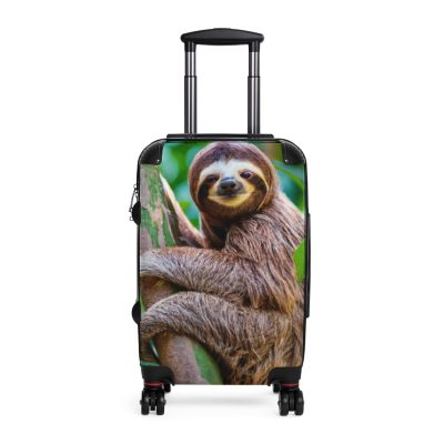 Sloth Suitcase - Adorable Sloth-Themed Luggage for Relaxing Travel