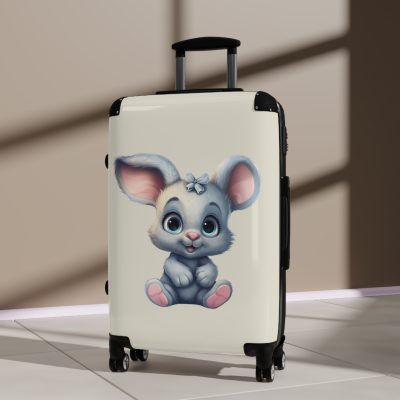 Rabbit Suitcase - An adorable travel gear featuring a bunny-inspired design, perfect for those who appreciate charming and cute styles on their journeys.