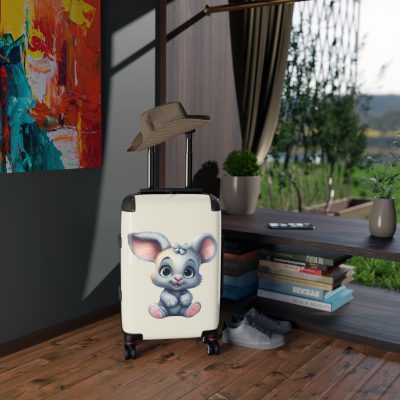 Rabbit Suitcase - An adorable travel gear featuring a bunny-inspired design, perfect for those who appreciate charming and cute styles on their journeys.