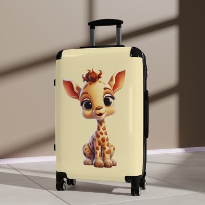 Giraffe Suitcase - An adventurous travel gear featuring a majestic giraffe-inspired design, perfect for those who appreciate unique and wild styles on their journeys.