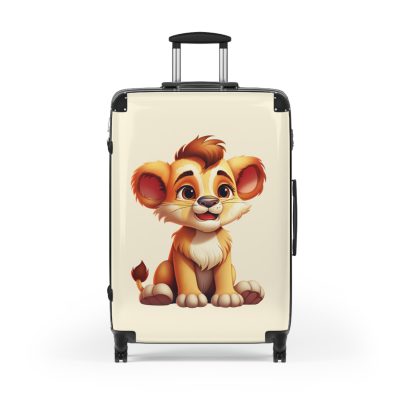 Little Lion Suitcase - A vibrant and durable luggage featuring a cute lion design, ideal for young explorers.