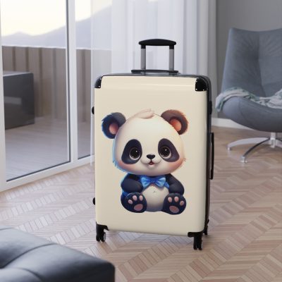 Panda Suitcase - A playful and sturdy kids' luggage featuring an adorable panda design, perfect for young adventurers.