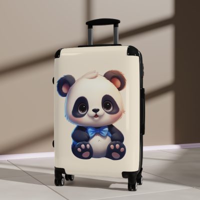 Panda Suitcase - A playful and sturdy kids' luggage featuring an adorable panda design, perfect for young adventurers.