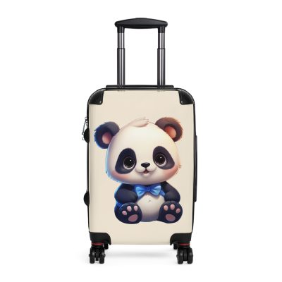 Panda Suitcase - A playful and sturdy kids' luggage featuring an adorable panda design, perfect for young adventurers.