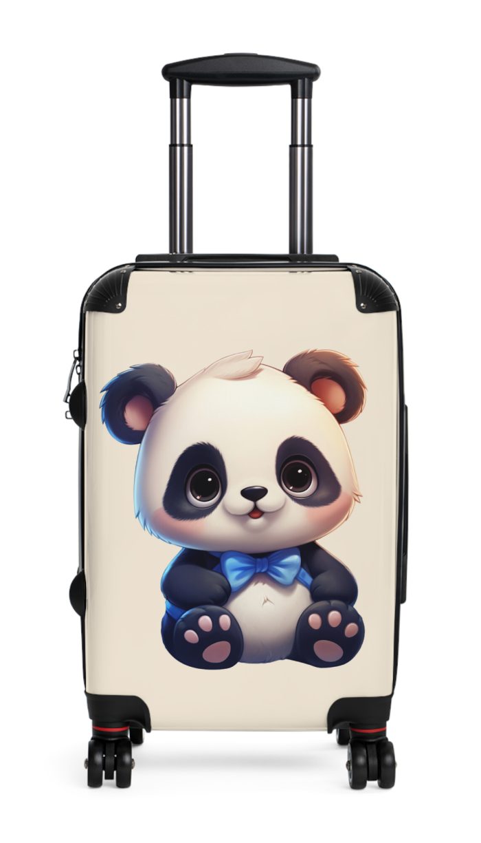 Panda Suitcase - A playful and sturdy kids' luggage featuring an adorable panda design, perfect for young adventurers.