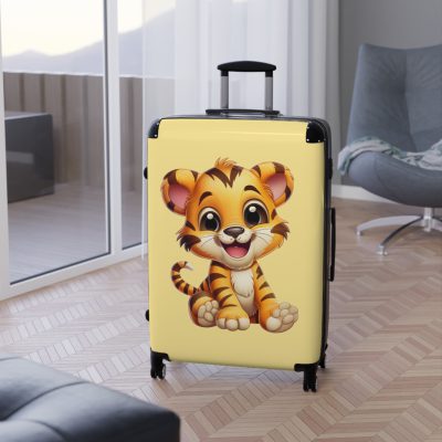 Little Tiger Suitcase - A playful and sturdy kids' luggage featuring an adorable tiger design, perfect for young explorers.