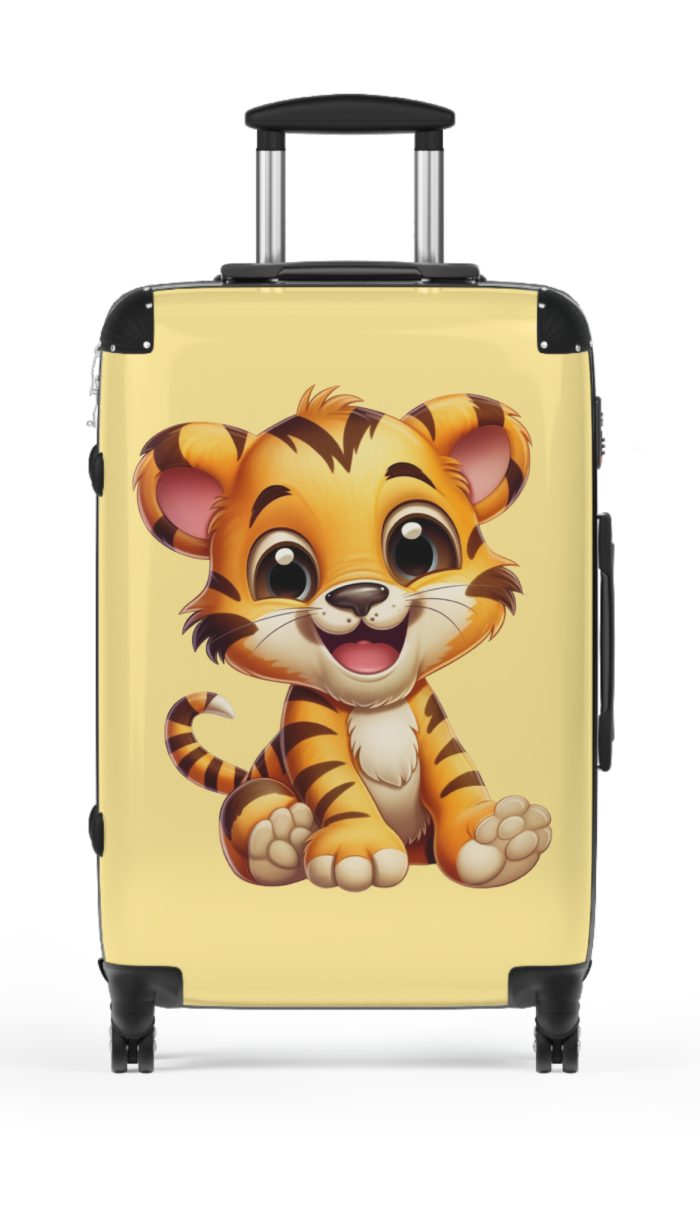 Little Tiger Suitcase - A playful and sturdy kids' luggage featuring an adorable tiger design, perfect for young explorers.