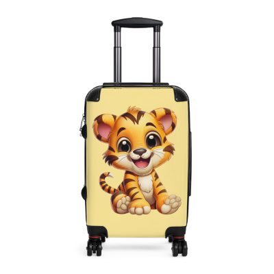 Little Tiger Suitcase - A playful and sturdy kids' luggage featuring an adorable tiger design, perfect for young explorers.