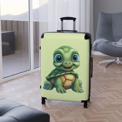 Turtle Suitcase - A playful and durable kids' luggage featuring an adorable turtle design, perfect for young travelers.