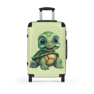 Turtle Suitcase - A playful and durable kids' luggage featuring an adorable turtle design, perfect for young travelers.