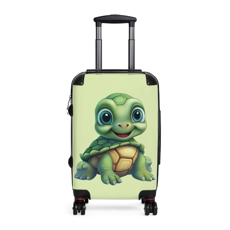 Turtle Suitcase - A playful and durable kids' luggage featuring an adorable turtle design, perfect for young travelers.