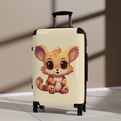 Cat Suitcase - Adorable kids' luggage featuring a playful cat design, perfect for young travelers.