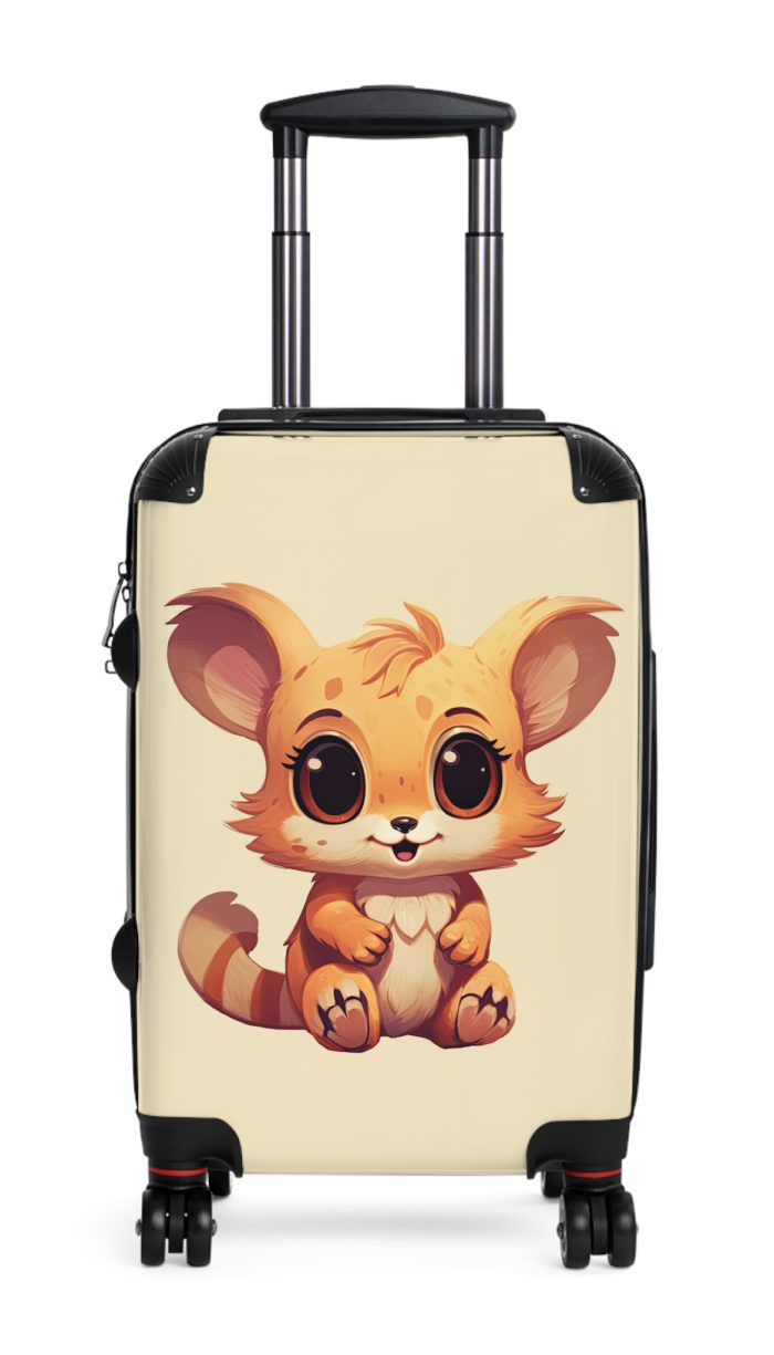 Cat Suitcase - Adorable kids' luggage featuring a playful cat design, perfect for young travelers.