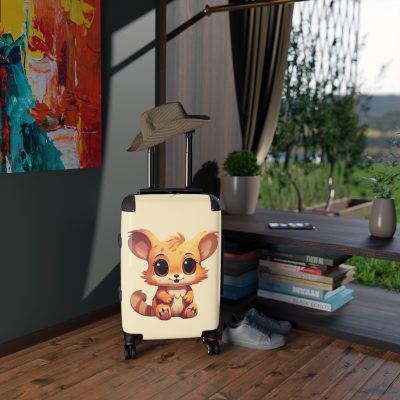 Cat Suitcase - Adorable kids' luggage featuring a playful cat design, perfect for young travelers.