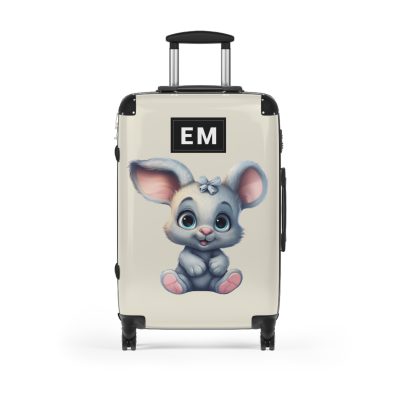 Custom Rabbit Suitcase - A personalized bunny-themed suitcase that you can design to make it uniquely yours.