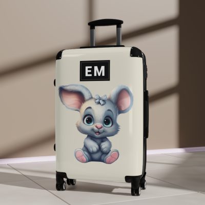 Custom Rabbit Suitcase - A personalized bunny-themed suitcase that you can design to make it uniquely yours.