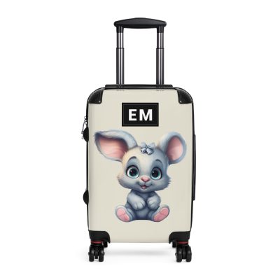 Custom Rabbit Suitcase - A personalized bunny-themed suitcase that you can design to make it uniquely yours.